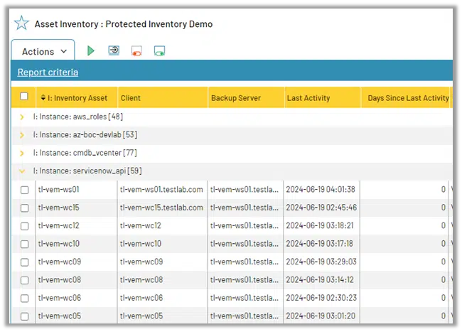 Asset Inventory Reconciliation